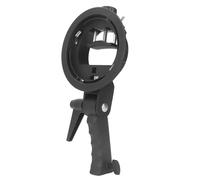 Tbest Handheld Grip S Type Bracket Holder for Flash Snoot Softbox Beauty Dish Reflector Umbrella Compact Lightweight Réglable Professional Photography Aluminium Alloy Abs