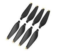 Tbest Hélices de Drone pour 3 Drones Rc 4 Pièces Pales d'aile de Remplacement Matériau Pc Haute rigidité Orange Silencieux Puissance Stable équilibre Dynamique testé (Bordure dorée)