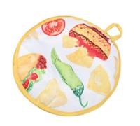 Tbest Housse de Tortilla Chauffe-Plat, 11,8 Pouces, Design isolé | Matériau en polyester, passe au micro-ondes, taille compacte, convient aux tacos, naan et pains plats.