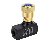 Tbest Hydraulic Needle Control Valve 1/4in NPT | Réglage du débit bidirectionnel, Bouton de commande zingué, Acier au carbone durable, Conception étanche, Convient pour