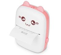 Tbest Imprimante pour téléphone portable Mini Imprimante Photo Péripage Haute Résolution Sans Fil pour Bluetooth Téléphone