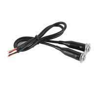 Tbest Interrupteur de guidon de moto en acier inoxydable LED avec bouton poussoir 12 V pour phare antibrouillard rétro pour modification de vélo rétro (2 interrupteurs)