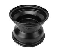 Tbest Jante de Roue de ATV 18x9 50 8, Haute Résistance, en Métal Durable, Moyeu de Jante de Roue de Kart pour ATV Go Karts, Chariots de, Noir 8 Pouces (3 trous)