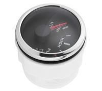 Tbest Jauge D'eaux Usées 52mm Bas-Haut-Plein Imperméable | Indice de protection IP67, en acier inoxydable, pour bateau, usage marin, étanche à la poussière