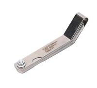 Tbest Jeu de Jauges D'épaisseur en Acier Inoxydable, 16 Lames, Outil de Mesure Métrique Impérial à Double échelle, Mesure D'épaisseur de 0,005,02 Pouces pour L'ingénierie Mécanique