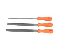 Tbest Jeu de Limes Métalliques 3 Pièces, Lime à Aiguille Plate Demi-ronde en Acier allié, Outil de Travail du Bois pour l'ébavurage, la Coupe, le Polissage du Bois, du Métal et du Plastique