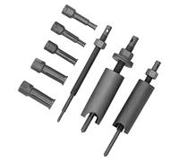 Tbest Jeu d'extracteurs de Roulements Intérieurs en Acier, Kit d'outils 'Extraction de Roulements de Moto de 9mm à 23mm pour Roues de Vélo, de Machine Traités Thermiquement