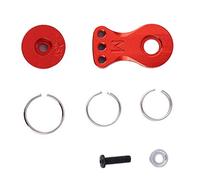 Tbest Joint de Couronne dentée, Bras de klaxon servo de Direction 25T pour véhicule 1/10 1/8 RC (modèle M)(Rouge (N1022R)) Accessoires de Voitures Miniatures