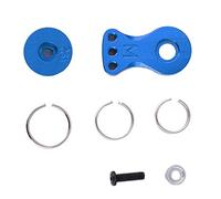 Tbest Joint de Couronne dentée, Bras de klaxon servo de Direction 25T pour véhicule 1/10 1/8 RC (modèle M)(Bleu （N10221NB）)