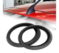 Tbest Joint d'étanchéité de Base d'antenne de Toit de Voiture en Caoutchouc, 2 Pièces, Accessoire Automobile adapté aux Accessoires de Voiture, Les Antennes Positionnées à l'arrière sont Celles Qui