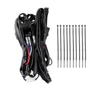 Tbest Kit D’interrupteur de Commande Manuelle de Ventilateur UTV 12 V | Faisceau de Câblage en ABS PVC Cuivre, Longueur de 2110 Mm, Contrôle Thermique Manuel, compatibilité UTV ATV Camion RV Bateau