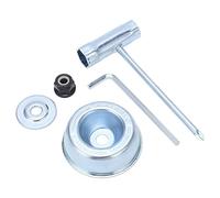 Tbest Kit D'adaptateur de Lame, Rondelle d'entretien en Alliage D'aluminium de qualité Supérieure avec clé en T, Plaque de Cavalier, Contre-écrou de Butée pour Coupe-Bordures,