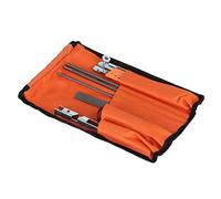 Tbest Kit d'affûtage 10 Pièces, Ensemble d'outils de Limes avec Limes 3/16" et 7/32" pour l'entretien des Barres - Métal pour la Professionnelle du Bois