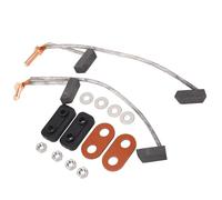 Tbest Kit de Balais de Charbon pour Moteur de Voiturette de électrique | Matériaux durables en métal et carbone, compatibles avec les modèles 36 V, 48 V.