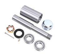 Tbest Kit de Charnière de Support de Pneu en Acier Inoxydable, Kit de Roulement de Roue et de Joint Robuste pour SUV Tout-Terrain, pour Pneus de 33 à 37 Pouces