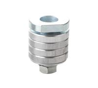 Tbest Kit de Conversion d'adaptateur de Meuleuse d'angle M10 vers Machine à Rainurer - Outil de Fente en Acier Robuste pour Murs, Briques, Carrelage avec Lames de Scie (M10)