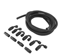 Tbest Kit de Durite de Carburant AN6, Conduite Tressée en Nylon 500 PSI 5