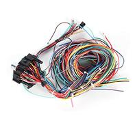 Tbest Kit de Faisceau de Câblage Universel 12V, 21 Circuits, pour Voiture, Camion, Camping-car, Camping-car, avec Fils à Code Couleur et Installation Plug and Play