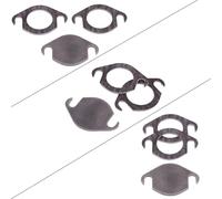 Tbest Kit de Plaque D'obturation de Vanne EGR, Plaques de Bloc en Acier Inoxydable avec Joints pour Moteurs TDI, Installation Facile, Remplacement Direct