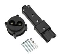 Tbest Kit de Prise de Chargeur 48V DC pour G19,48V DC Kit de Prise de Chargeur JR1-H235A-00 JR1-H6181-02-00 Remplacement pour G19 G22 Electric Club Cars