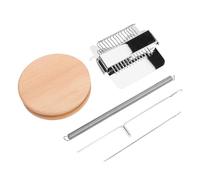 Tbest Kit de Reprisage Portable avec 14 Crochets Métalliques, Ensemble d'outils de Tissage pour la Réparation de Tissu, Pull, canapé, Vêtements, adapté aux Débutants