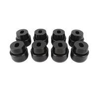 Tbest Kit de Supports de Cabine en Polyuréthane, Amélioration de la Conduite Silencieuse pour 1500 2500 4WD Ovale Supérieur 1999 - 2014 étendu