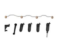 Tbest Kit de Volets Tourbillonnants pour Collecteur D'admission 55210201, Remplacement Direct avec Acier Inoxydable et ABS, adapté pour H Signum Vectra C Zafira B 1.9 16 V Modèle 150 BHP