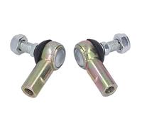 Tbest Kit D'embouts de Biellette de Direction à Rotule, 2 Embouts de Biellette de Direction M10 10 Mm pour Barre Stabilisatrice 50 70 90 110 125 ATV Scooter Karting Motocross