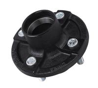 Tbest Kit D'essieu de Remorque Robuste de 2 000 lb, Roulement à Haute Charge, Moyeu de Renvoi à Vis 4 en 4 po, Rond BT8 pour Bateau Cargo