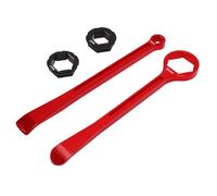 Tbest Kit D'outils de Changement de Pneu de Moto, Ensemble de Leviers Combinés de Pneus en Alliage D'aluminium Haute Résistance pour Motos Tout-Terrain et Motos Tout-Terrain avec clé