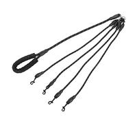 Tbest Laisse 4 Positions Chien,Laisse Multi Chien pour 4 Chiens Way No 3 pour Marcher à la Fois Plusieurs Grands en 1 Petit Correa Triple Para Perros Pequeños Splitter Pr Show S,