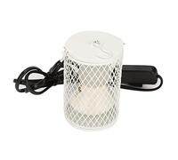 Tbest Lampe Chauffante Poussin, Chauffage Pour Poulailler, Lampe à ampoule chauffante à émetteur infrarouge en céramique de 100 W pour couveuse de reptiles pour animaux de compagnie (Blanc)