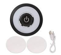 Tbest Lampe de Coffre à LED pour Coffre, Lumière de Coffre à LED pour Intérieur de Voiture Rechargeable par USB Multifonction Jaune Blanc Bleu éclairage pour Armoire de Cam-Car RV