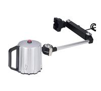 Tbest Lampe de Travail LED Réglable avec Bras Pliable | Alliage d\'aluminium résistant à la corrosion, étanche IP67, luminosité stable de 12 W, adapté pour CNC, tour, atelier.