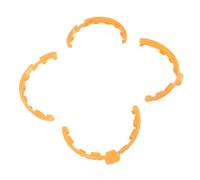 Tbest Le Pare-Chocs D'hélice de Drone Flip Protège la Couleur Fluorescente de Couvertures de Protection Anti-Collision Matérielles de TPU (Orange)