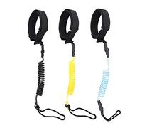 Tbest Leash de Surf, Leash Planche, Planche de Surf Laisse and Up Paddle Board Laisse, Surf Paddle Jambe Corde Conseil Enroulé Printemps Jambe Pied Corde(Bleu)