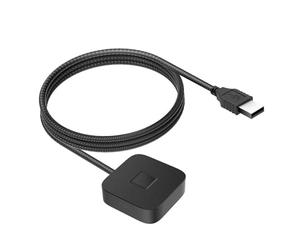 Tbest Lecteur d' Digitales USB pour Ordinateur Portable PC Touch 360 Degrés Reconnaissance Rapide Scanner d' Digitales Biométrique Dongle Support 10 11 Hello Silver avec