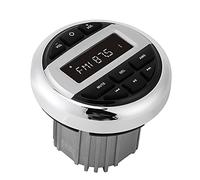 Tbest Lecteur MP3 étanche Numérique Stéréo FM AM Audio Radio USB Charge Bateau Marin Yacht Moto 12V 4096 écran Couleur Panneau 4,4 Pouces