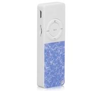 Tbest Lecteur MP3 Lecteur de Musique Portable Mince avec Son HiFi sans Perte Autonomie de la Batterie de Stockage Extensible de 64 Go Léger pour Les études de Voyage en Salle de Sport Bleu (Blue)