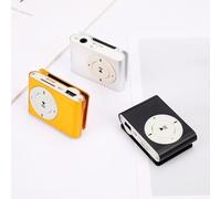 Tbest Lecteur Mp3 Usb2.0 3,5 Mm avec Clip sans écran Coque Anti-Rayures Batterie Rechargeable Support Multi-Format Lecteur de Musique Portable pour la Course à Pied et Les Voyages (C)