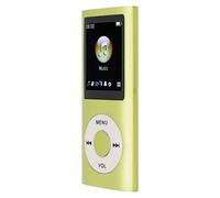 Tbest Lecteurs Mp3 Mp4 Lecteur Mp3 Élégant Multifonctionnel sans Perte Son Mince 1,8 Pouces LCD Sn Portable Lecteur de Musique Mp3 (Vert)