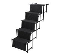 Tbest Les Escaliers de Rampe de Chien Pliants Portables Supportent jusqu'à 110 Livres pour le Lit élevé de Camion SUV