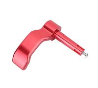 Tbest Levier de Contrôleur D'accélérateur en Alliage D'aluminium, Commande au Pouce Haute Résistance pour Sportsman Scrambler 550 570 850 1000 2009 2018 Noir Rouge Bleu (Rouge)