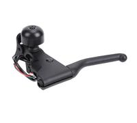 Tbest Levier de Frein Gauche de Remplacement pour Scooter électrique 5, Poignée de Frein en Alliage avec Cloche, Câble de 25 Cm, Mécanisme de Rappel à Ressort de qualité Supérieure,