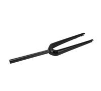 Tbest Libération rapide, fourche avant en fibre de carbone, route et vélo de montagne, compatible avec vélo intérieur, fourche rigide pour vélo hors route Noir
