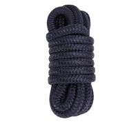 Tbest Ligne de Quai de Bateau Corde de Bateau en Nylon Corde D'Amarrage Marine Haute Résistance pour Un Amarrage sécurisé sur Les Lacs, Rivières et Quais 1/2 Pouce X 15 Pi Nylon Double (Bleu Marine)
