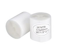 Tbest Liner Bande Anti-crevaison Cyclism, Bande Anti crevaison Velo, 2pcs Doublure de Pneu de vélo Puncture-Preuve Tap Anti-Plat 0.5mm Epaisseur Tube Protecteur(26")