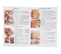 Tbest Livre de recettes pour friteuse à air Livre de Recettes de Friteuse à Air avec Images, 32 Recettes de Recettes table lutrin