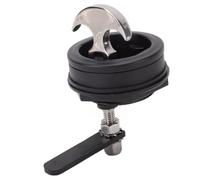 Tbest Loquet de Trappe Bateau Poignée en T, Fermeture de Panneau de Pont avec Axes Interchangeables Joint d’étanchéité Nylon Acier Inoxydable, for Trappes de Pont Camping Car Armoires