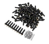 Tbest Lot de 100 Tiges de Valve TPMS en Caoutchouc de Remplacement pour Capteur de Pression des Pneus Escape Explorer Edge Flex Taurus